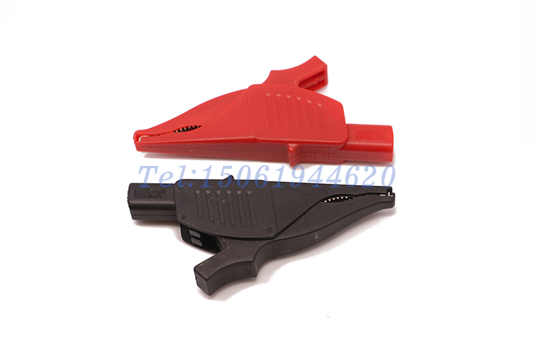 開(kāi)口44mm全包護(hù)套鱷魚(yú)夾 全銅高壓測(cè)試夾4mm尾孔測(cè)試夾 27.263