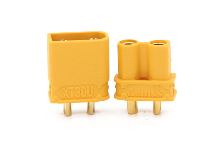 艾邁斯專利XT30U插頭 2mm鍍金低阻值連接器 XT30升級