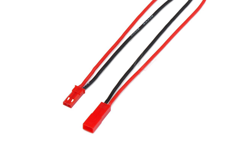 AMASS出品JST單頭接線 公頭/母頭 線長(zhǎng)10cm 20AWG特軟硅膠線