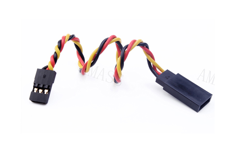 AMASS出品 JR舵機(jī)延長(zhǎng)線 并線/絞線繞線60芯 極軟22AWG 三色PVC線