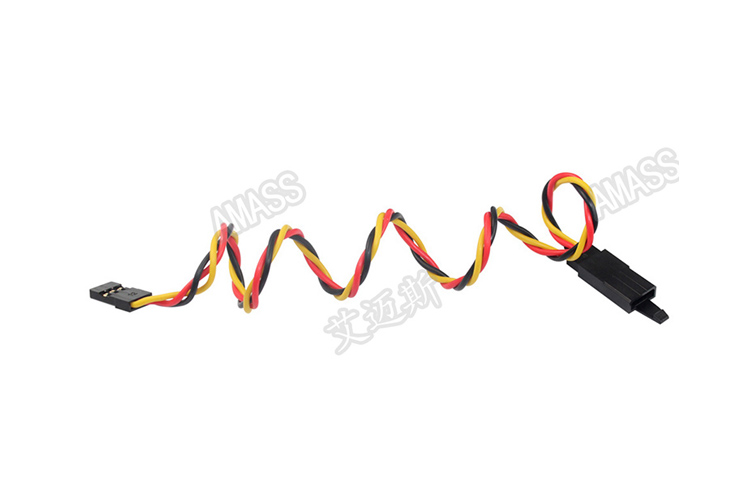 JR帶鉤延長線防松卡扣22AWG60芯并線絞線繞線AMASS正品模型配件