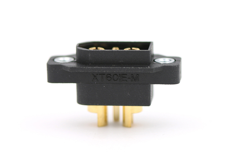 艾邁斯XT60IE-M型款可固定航模鍍金插頭連接器